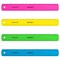 Westcott Shatterproof Ruler with Anti-Microbial, 12'', Assorted Translucent Colors No Color Choice, 12PK 14381-011 - alternate 4